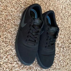 Nike low black – blue